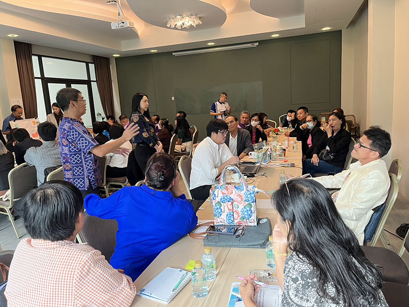 The workshop participants shared challenges, and barriers to accessing the fund for Thai disabled people, and commented on constructive ways to solve problems in laws, regulations, and criteria related to the Disability Fund ensured to maximize benefits for Thai disabled people.