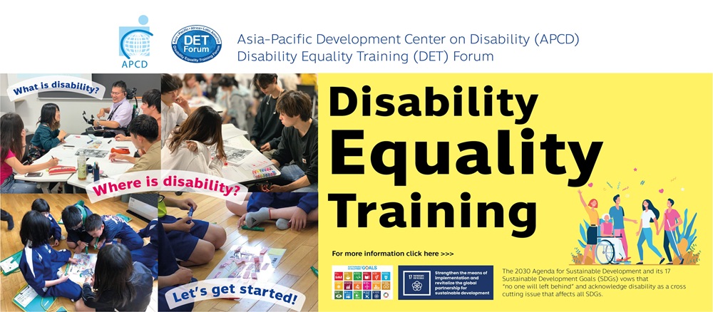 Disability Equality Training DET Facilitator Training 2025