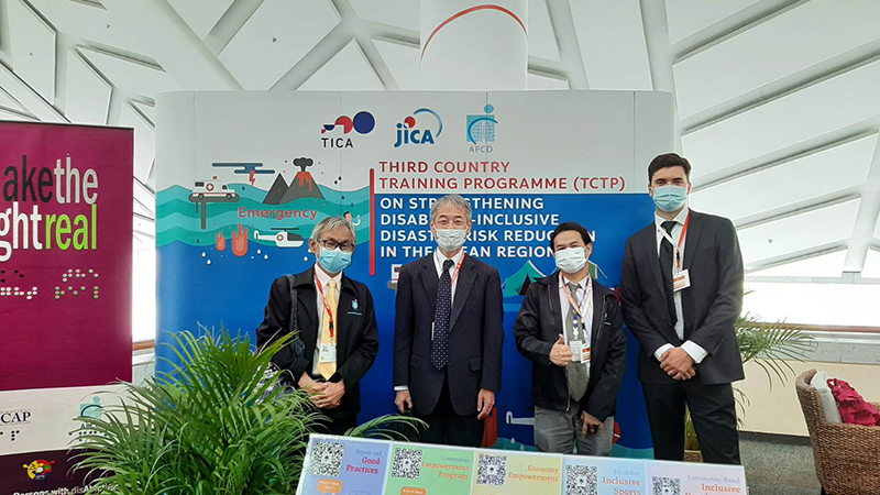 APCD displayed South to South Cooperation for Inclusive Society cases at the UN Conference Center for Global South-South Development Expo 2022 in Bangkok, Thailand, September 12–14, 2022.
