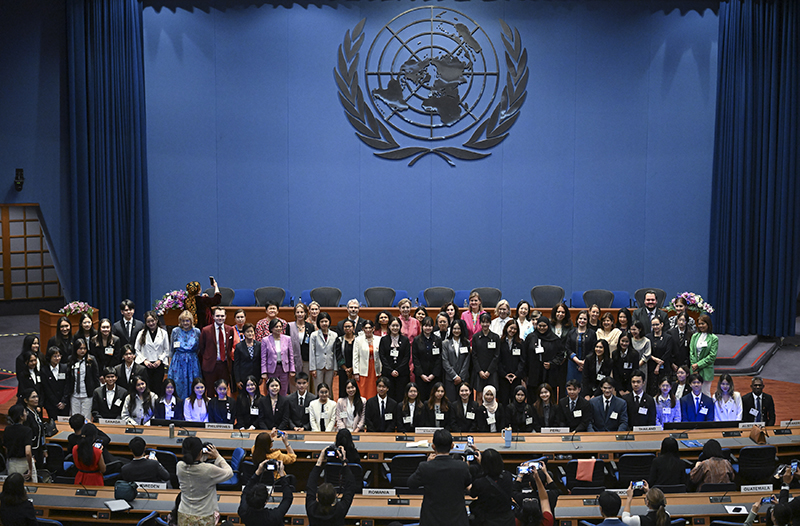 Group photo of all Honorable delegates and Ambassadors for a day Representatives