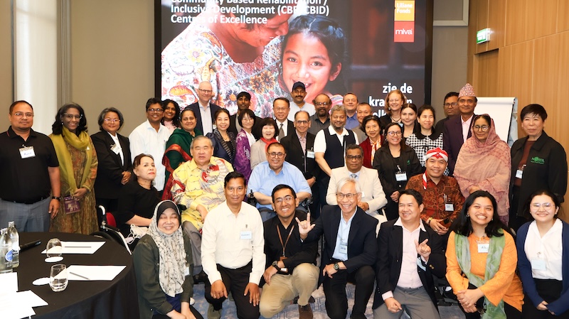 Photo 1: The group picture with the participants of the Inception Workshop Community-Based Rehabilitation/ Community-Based Inclusive Development (CBR/ CBID) Centres of Excellence (CoE).