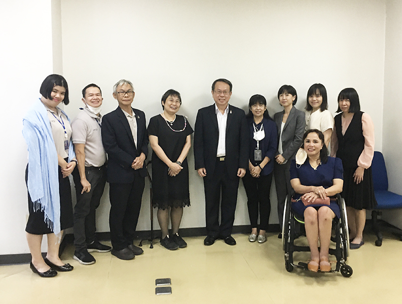 Group photo of representatives from TICA, JICA Thailand Office and APCD