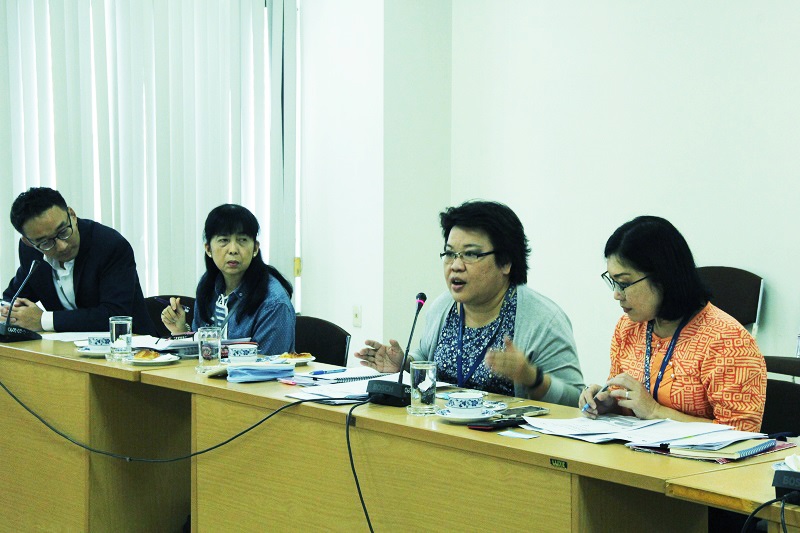 Greetings and updates by each representative from Thailand International Cooperation Agency (TICA), Japan International Cooperation Agency (JICA) Thailand Office and APCD as the first face-to-face meeting