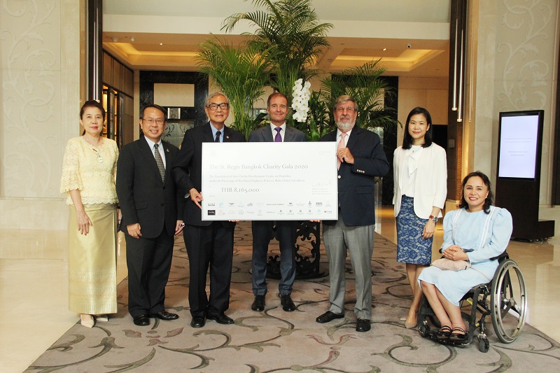 St. Regis Bangkok Charity Gala 2020 was donated to APCD Foundation under the Patronage of Her Royal Highness Princess Maha Chakri Sirindhorn at The St. Regis Office on 10 August 2020, Bangkok, Thailand 