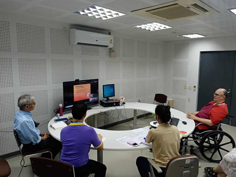 The online workshop was facilitated by Mr. Mark Morris, a teacher from Bachelor of Community Services, TAFE, NSW, Australia, and Ms. Siriporn Praserdchat, APCD Logistics Officer as his co-facilitator. 