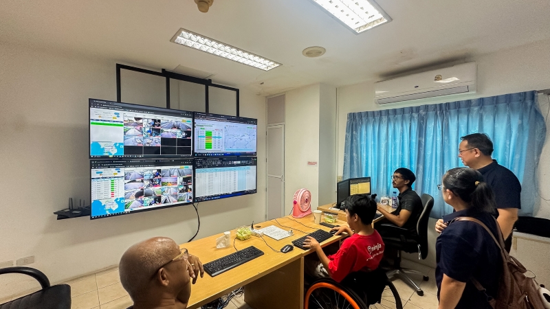 APCD observes the truck driver monitoring program at the Redemptorist Foundation for People with Disabilities