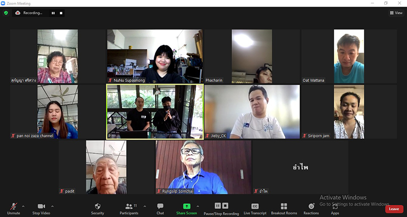 Ms. Siriporn Praserdchat, Logistics Officer updated new wave of COVID-19 outbreaks which is unpredictable and challenge to conduct the in-person training in Buriram province. 