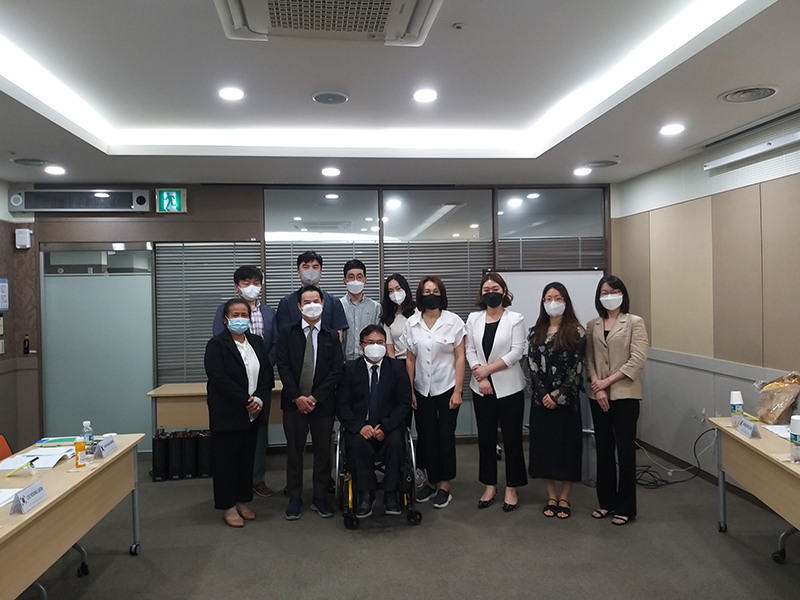 Meeting with representatives from KODDI (Korea Disabled People's Development Institute) to get the latest information on creating jobs and workplaces that are accessible to people with disabilities, as well as to investigate potential international collaborations in the future.