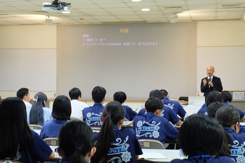 Dr. Kuno Kenji, JICA Senior Advisor on Disability & Development shared introduction of APCD work and the principles of Disability Equality Training.