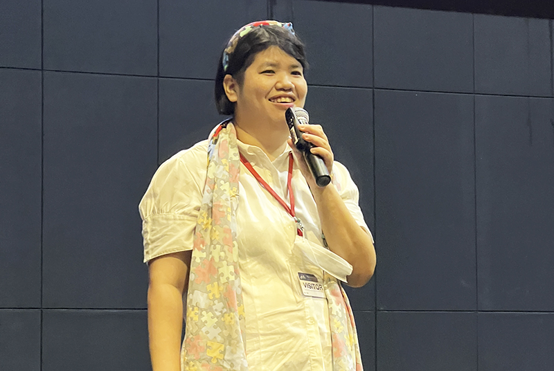Ms. Supaanong shared about inclusive and intersectionality in society.