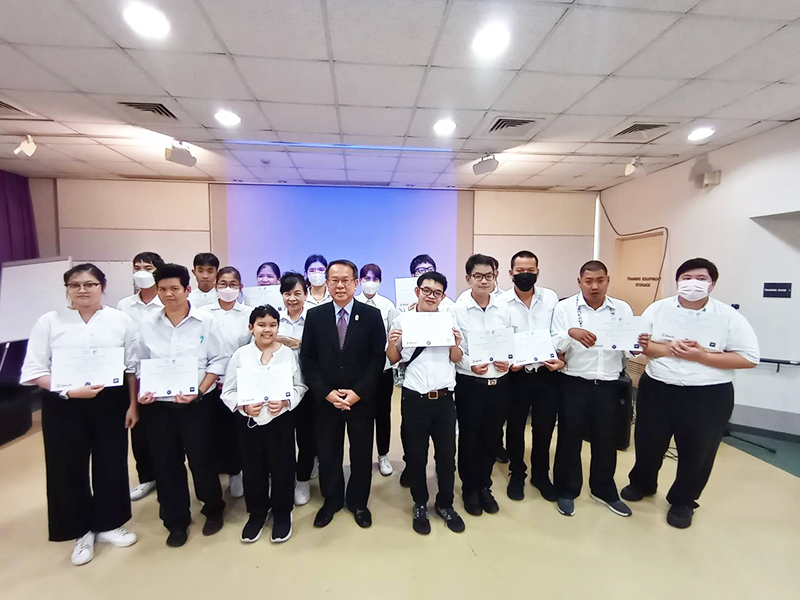 On 25 May 2023, Congratulations to trainees with disabilities who graduated in the APCD 60+ Plus Vocational skills training in Food Business project (Disability-Inclusive Business- DIB) of the year 2023.