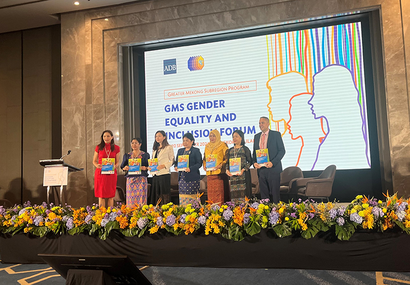 GMS Gender Strategy Implementation Plan had been launched by Representative of GMS and China