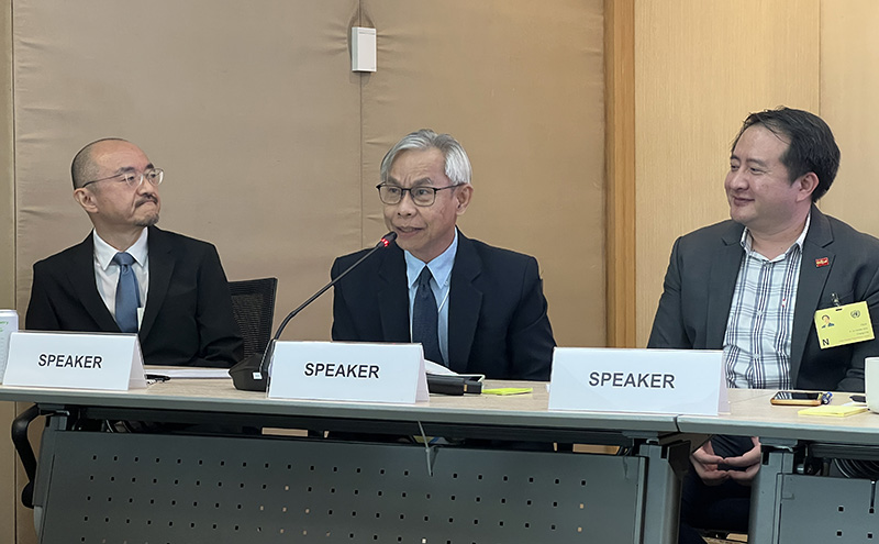 Mr. Somchai Rungsilp, Community Development Manager facilitated the side event Disability-Inclusive Disaster Risk Reduction (DIDRR) in Asia and the Pacific: Leaving No One Behind in our Efforts. 