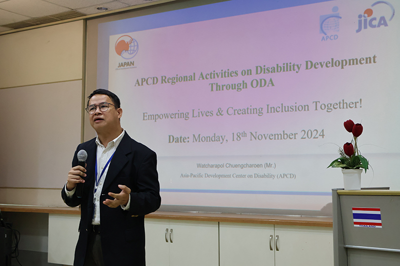 Mr. Watcharapol Chuengcharoen, APCD Chief of Networking and Collaboration, provided an insightful overview of the center's regional activities.