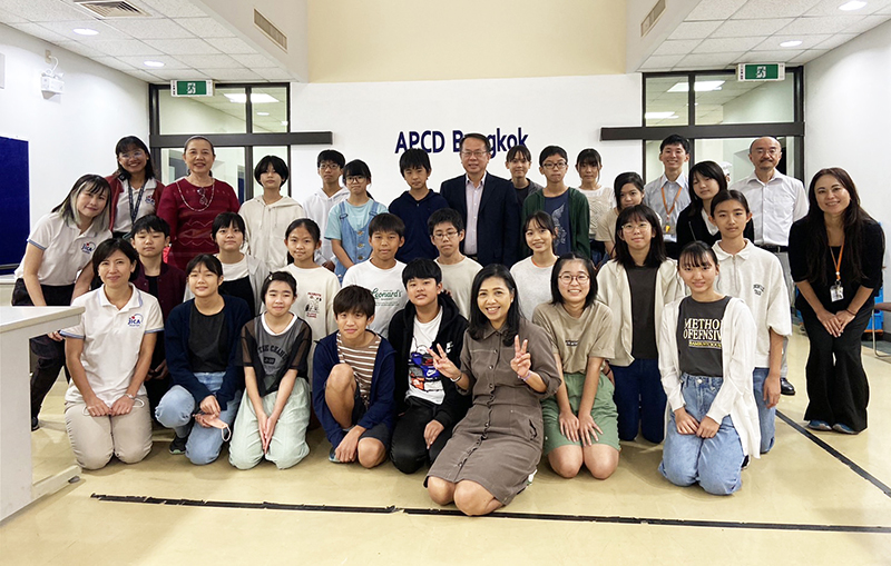 In a groundbreaking educational endeavor, Ms. Kawaii Yuko, the representative of JICA Thailand, guided a group of Grade 7 students from the Thai-Japanese Association School on an immersive exploration into the world of Official Development Assistance (ODA). The students delved into the complexities of ODA and directly witnessed the implementation of initiatives fostering inclusive societies during their visit to the Asia-Pacific Development Center on Disability (APCD) in Bangkok, Thailand. Taking place on January 18, 2024, this educational initiative provided the students with a unique opportunity to engage with the practical side of international relations and witness the real-world impact of collaborative efforts between Thailand and Japan. The visit showcased APCD's commitment to breaking barriers and creating opportunities for persons with disabilities in the Asia-Pacific region. Throughout the visit, the students actively participated in interactive sessions and discussions led by APCD experts, gaining hands-on experience and valuable insights. The center, serving as a living classroom, highlighted the concrete efforts towards empowering individuals with disabilities and emphasized the importance of creating an inclusive society. Upon their return to the classrooms, these Grade 7 students not only brought back textbook knowledge but also a vivid and enduring impression of the significance of international collaboration for the empowerment of persons with disabilities. This APCD visit was more than just a school trip; it was a transformative journey into a world of possibilities, where cooperation knows no bounds, understanding transcends continents, and empowerment lays the groundwork for a truly inclusive global society.