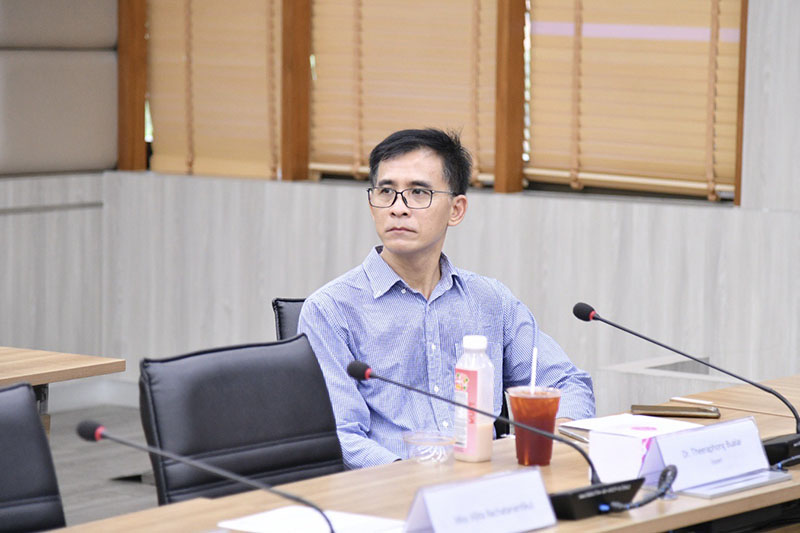 Associate Professor Dr. Theeraphong Bualar, working group member was questioning the monitoring tools of CRPD implementation in other countries. 
