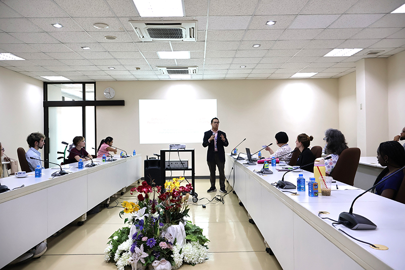 A lecture on disability-inclusive development by Mr. Watcharapol Chuengcharoen, Chief, Networking and Collaboration, APCD