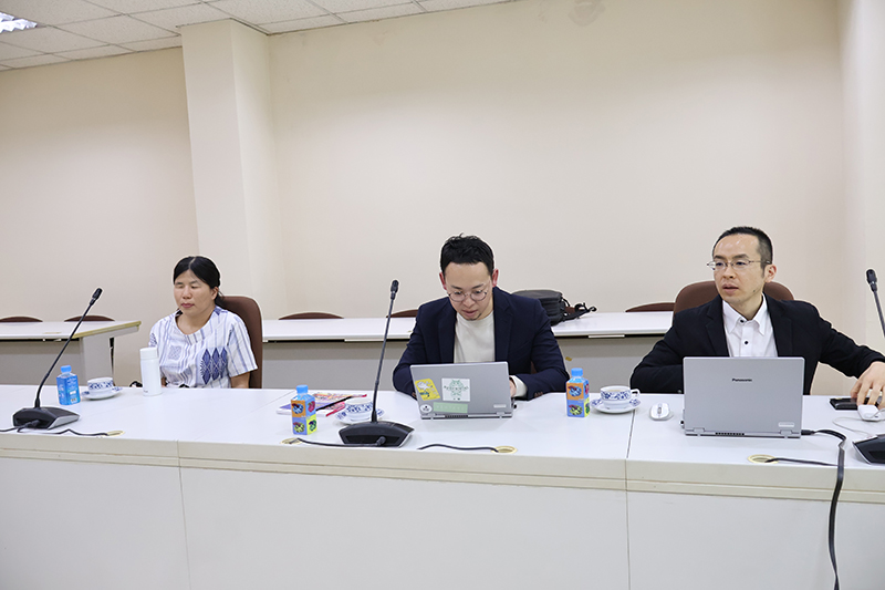 Mr. Yosuke Ishikawa, Program Director, Mr. Yoshio Nakagawa, Program Officer, and Ms. Yoshimi Horiuchi, External Advisor of the Social Inclusion Team, Global Issues Department from Nippon Foundation, presented the purpose of their visit.