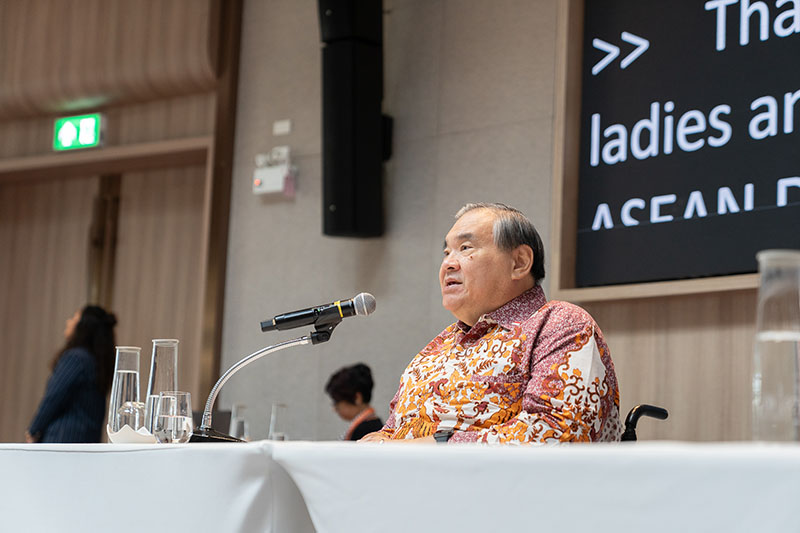 Mr. PT Lim, ADF Chair and International Disability Alliance (IDA) Treasurer delivered opening remarks for Post GDS Regional Workshop.