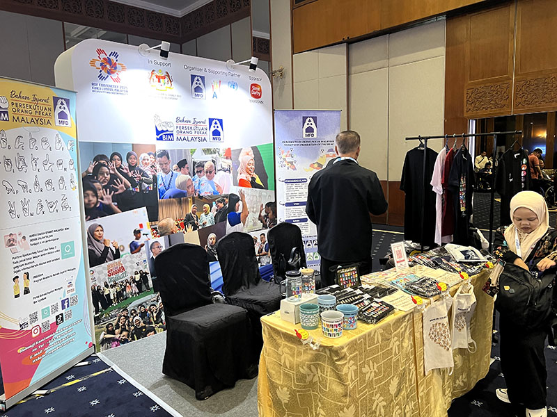 Collecting materials from Exhibitors, establishing documentation exchange practice.