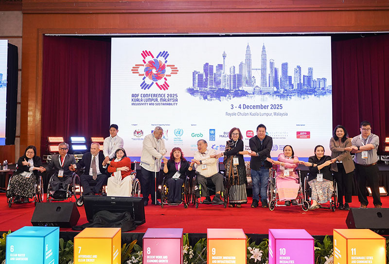 The newly elected executive board of the ASEAN Disability Forum for the 2026–2028 term is led by Ms. Saowalak Thongkuay, Dr. Lim Puay Tiak, Vice Chairperson (Singapore); General Secretary: Maulani A. Rotinsulu; Treasurer: Thongchanh Inthachak (Laos) and Honorary Advisor: Lauro Purcil (Philippines).