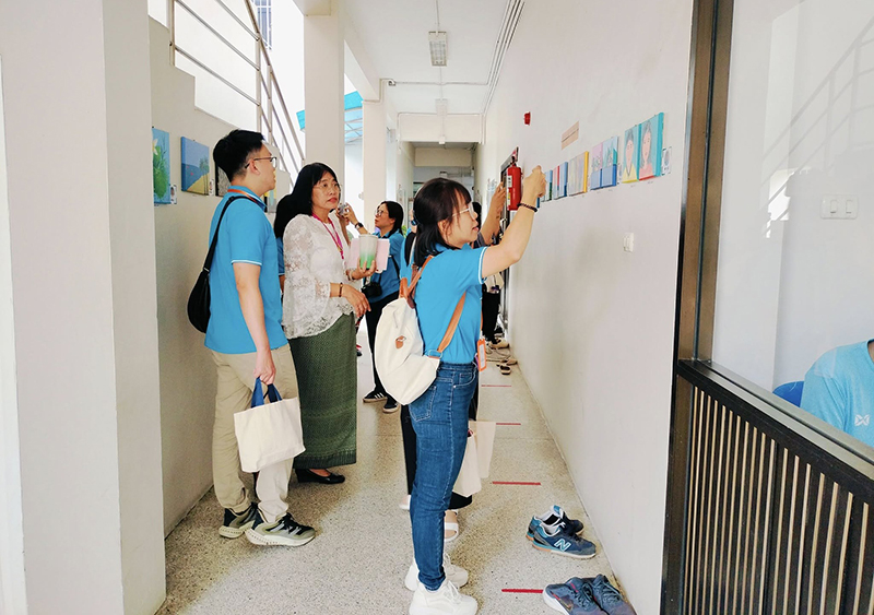 On 19 February, the delegates visited and learned about both the vocational training programs and mainstream classrooms for individuals who live with autism at Center for Empowerment and Development of Autism Nonthaburi Province, under Department of Empowerment of Persons with Disabilities: DEP. 