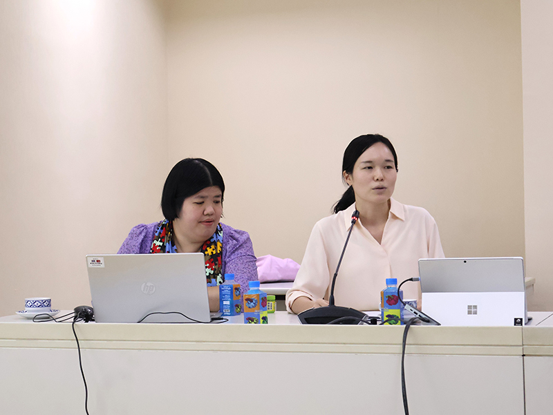 Ms. Hiroko Itako, a Japanese Cooperative Overseas Volunteer (JOCV) specializing in disability-inclusive disaster risk reduction (DiDRR), shared her firsthand experiences working in the field.