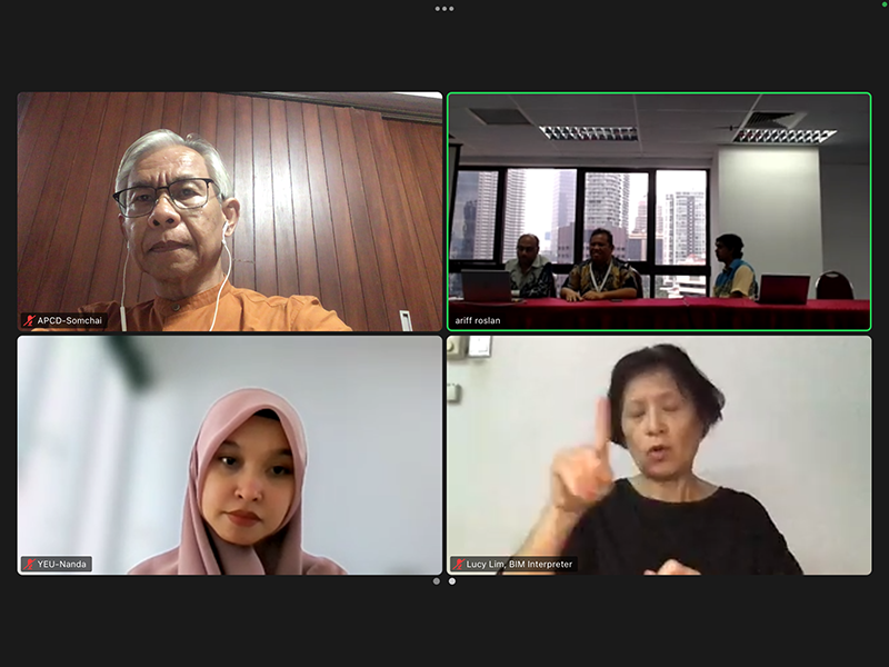 Ms. Nanda Annisa Husni, from Yakkum Emergency Unit (YEU) and APCD representative shared their good practices on implementing DiDRR.