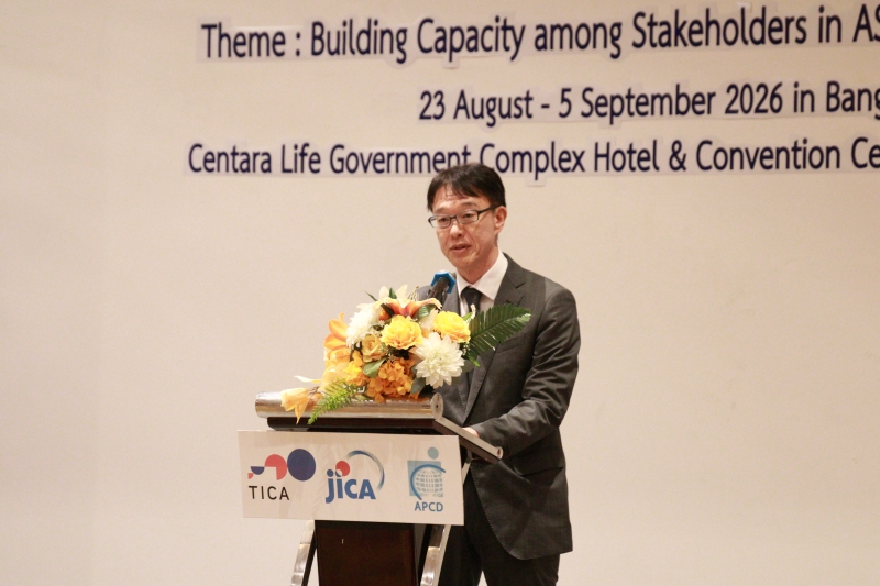 Picture 3: Mr. Sakudo Shunsuke, Chief Representative of JICA Thailand Office, emphasized the growing business value of disability inclusion in driving innovation and expanding opportunities.