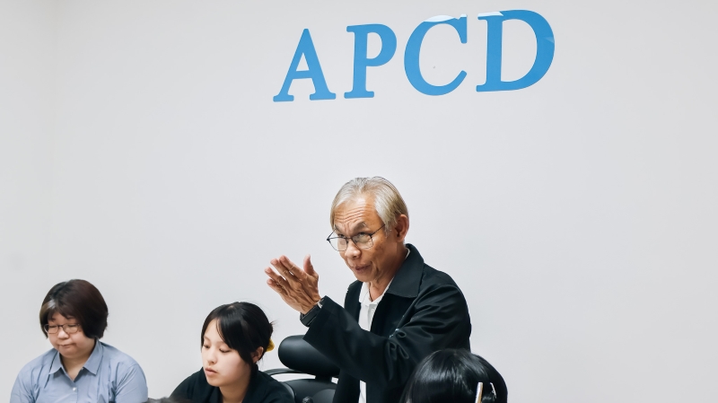 Mr. Somchai Rungsilp presented APCD’s mandate, regional initiatives, and approaches to disability-inclusive development.