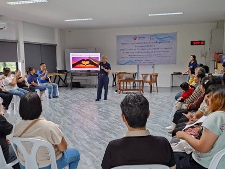 For the SCT supported activity, APCD Representative shared his experiences on the second training session on the topic of “Power of Family to support Children with Disabilities” on 19 September 2026.