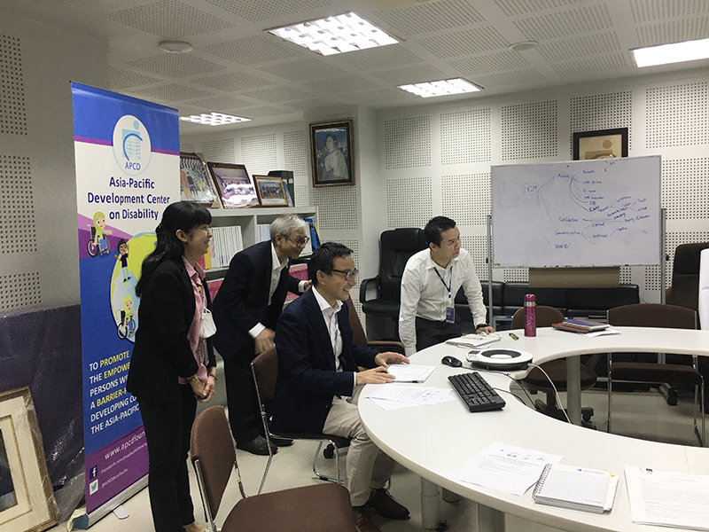 Representatives From Japan International Cooperation Agency Jica Thailand Office And Apcd Had An Online Meeting With Japanese Resource Persons For Preparatory Implementation Of Jica Special Project Community Empowerment Program On 17 November