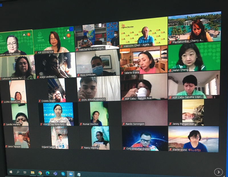 More than 200 representatives from organizations - including representatives from international organizations - working with/for the Autism Society in Philippines participated in the webinar.