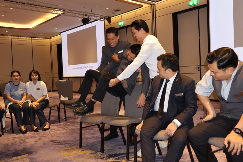 Carlton  hotel staff participated in a training workshop on disability awareness to enhance understanding  