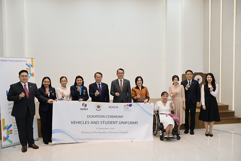 Embassy Hosts Donation Ceremony to Empower Women, Children, and People with Disabilities