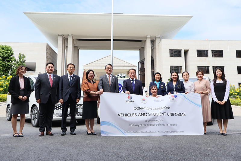 Embassy Hosts Donation Ceremony to Empower Women, Children, and People with Disabilities