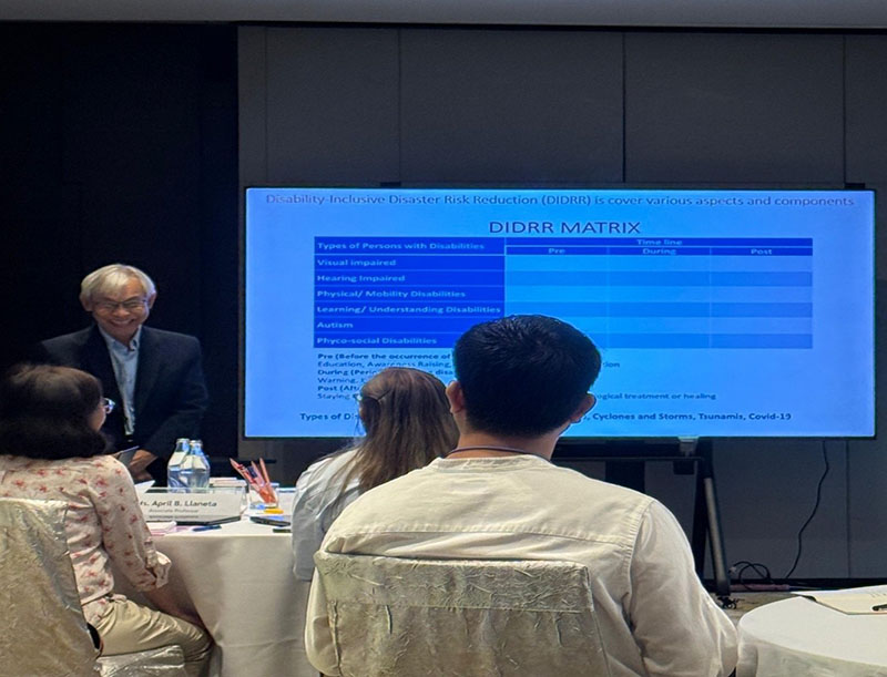 APCD’s DIDRR Matrix was shared during the session.