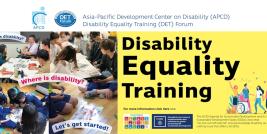 Disability Equality Training DET Facilitator Training 2025