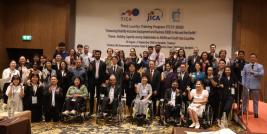 Participants pose for a group photo at the Third Country Training Program 2026 (TCTP 2026), “Enhancing Disability-Inclusive Employment and Business (DIEB) in Asia and the Pacific”.