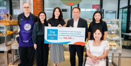 Thai Life Insurance presented a donation of THB 146,145 to APCD in support of its work and activities promoting disability-inclusive development.