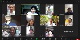 Group photo of self-advocates with intellectual disabilities, their families, and resource persons on Zoom platform.