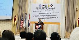 Peace Corps Thailand celebrates 60 years of international cooperation and welcomes new volunteers on April 3, 2023, at Songphanburi Hotel, Suphanburi Province, Thailand