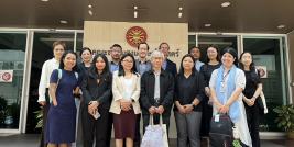 APCD and Jigme Singye Wangchuck School of Law (JSW Law) from Bhutan exchanged with  Thammasat University on Disability Law in Thailand on 10 April 2023, Bangkok, Thailand