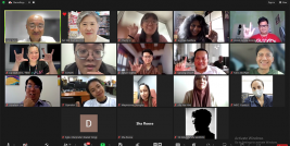 A group screenshot of completed course participants and tutors from Asia and Pacific region and beyond.