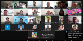 group screenshot of all participants from 9 ASEAN countries