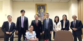 A group photo taking the friendship between JICA and APCD members.