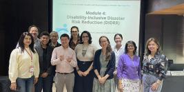 During the training session, a group photograph captured the participants alongside the ADPC organizers and APCD resource persons.