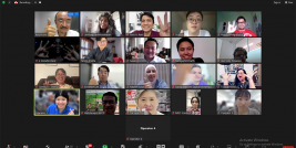 A group screenshot of 4th Schooling participants and facilitator from Asia Pacific region and beyond during the Zoom meeting.