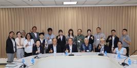 The Japanese delegation and APCD staff posed for group photo following the welcome remarks.
