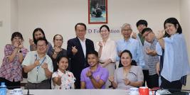 Group photo of APCD staff and Ms. Hiroko Itako, JOCV on DiDRR, after her final presentation. 